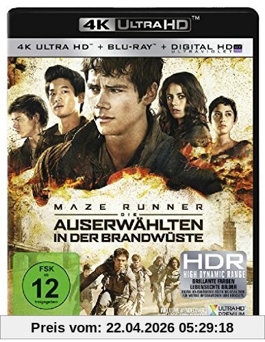 Maze Runner 2 - Die Auserwählten in der Brandwüste  (4K Ultra HD) (+ Blu-ray)