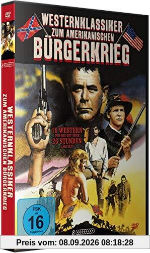Westernklassiker zum Amerikanischen Bürgerkrieg [8 DVDs]