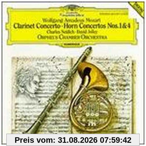 Hornkonzert 1 und 4 / Klarinettenkonzert KV 622