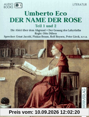 Der Name der Rose, Cassetten, Tl.1/2, Die Abtei über dem Abgrund
