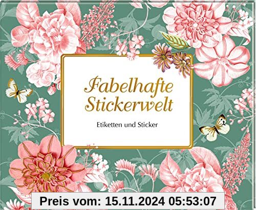 Stickerbuch: Fabelhafte Stickerwelt - Etiketten und Sticker