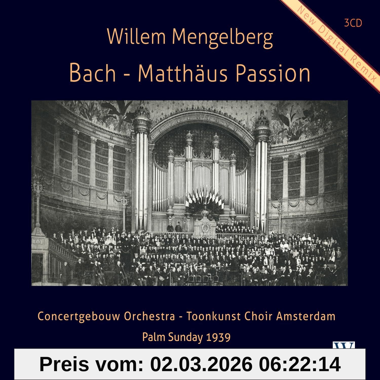 unbekannt Bach, Matthäus Passion Bwv 244(Palm Sunday 1939)