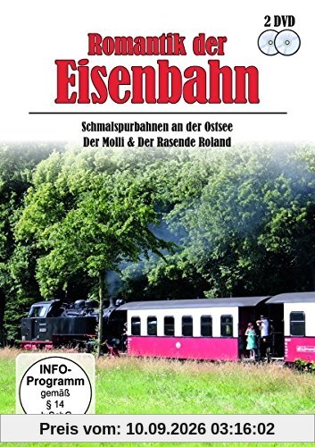 Romantik der Eisenbahn - Schmalspurbahnen an der Ostsee: Der Molli & Der Rasende Roland [2 DVDs]
