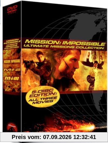 Mission: Impossible 1-3 - Ultimate Missions Collection (5 DVDs) [UK Import]