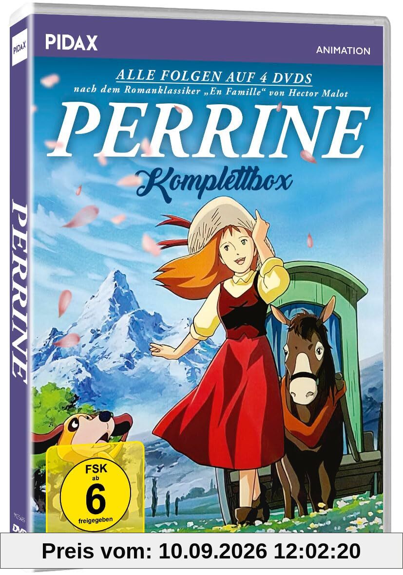 Perrine - Komplettbox / Die komplette Kultserie nach dem Romanklassiker von Hector Malot (Pidax Animation) [4 DVDs]