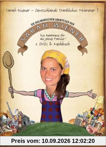Die kulinarischen Abenteuer der Sarah Wiener 1 (2 DVDs + Kochbuch)