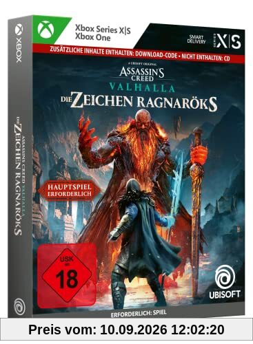 Assassin's Creed Valhalla: Die Zeichen Ragnaröks – Erweiterung [Code in a box, Hauptspiel wird benötigt] - [Xbox One, Xbox Series X]