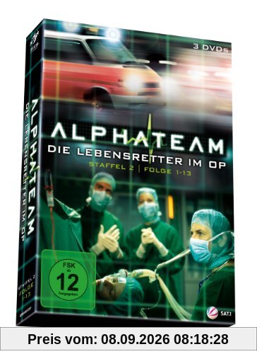alphateam - Die Lebensretter im OP: Staffel 2, Folgen 1-13 [3 DVDs]