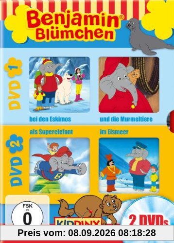 Benjamin Blümchen - bei den Eskimos/Und die Murmeltiere/Als Superelefant/Im Eismeer [2 DVDs]