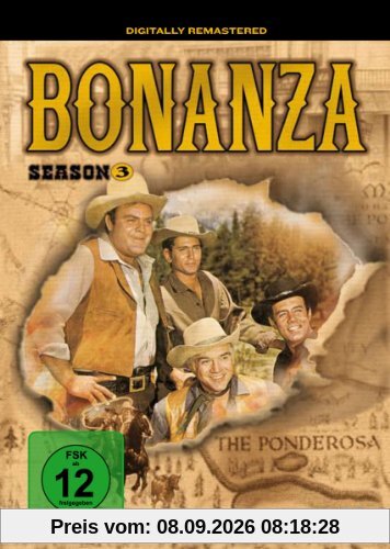 Bonanza - Season 3 (Neuauflage) (8 DVDs)