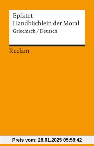 Handbüchlein der Moral: Griech. /Dt.