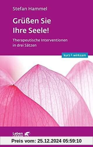 Grüßen Sie Ihre Seele!: Therapeutische Interventionen in drei Sätzen