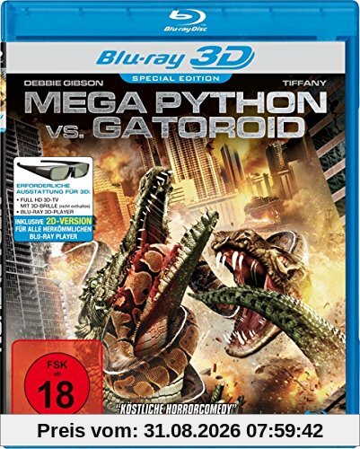 Mega Python vs. Gatoroid [3D Blu-ray]