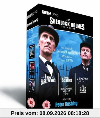 The Sherlock Holmes Collection (Peter Cushing) Collection [3 DVDs] [UK Import]