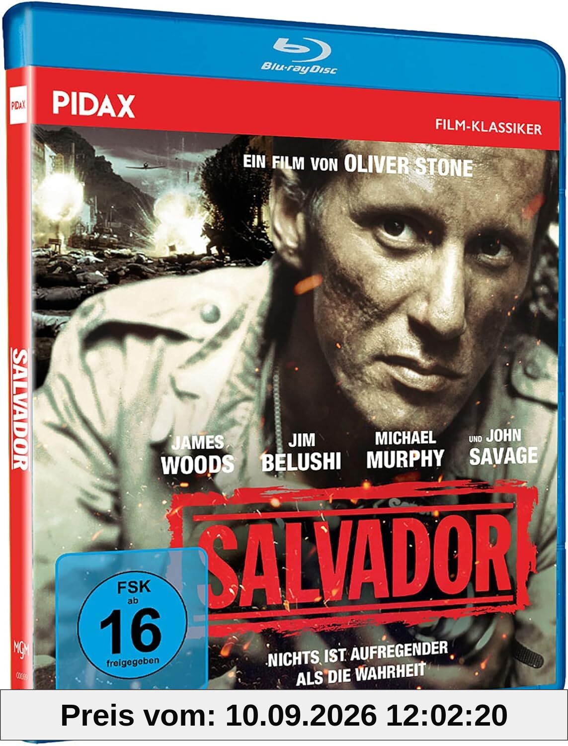 Salvador - Preisgekröntes Meisterwerk von Oliver Stone mit Starbesetzung [Blu-ray]