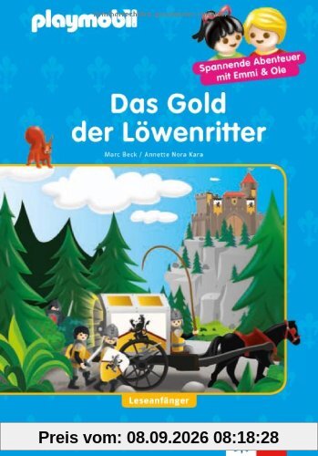 PLAYMOBIL Das Gold der Löwenritter: Löwenritter - Lesen lernen - Leseanfänger
