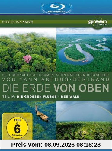 Die Erde von Oben - TV Serie Teil 4: Die großen Flüsse, Der Wald [Blu-ray]