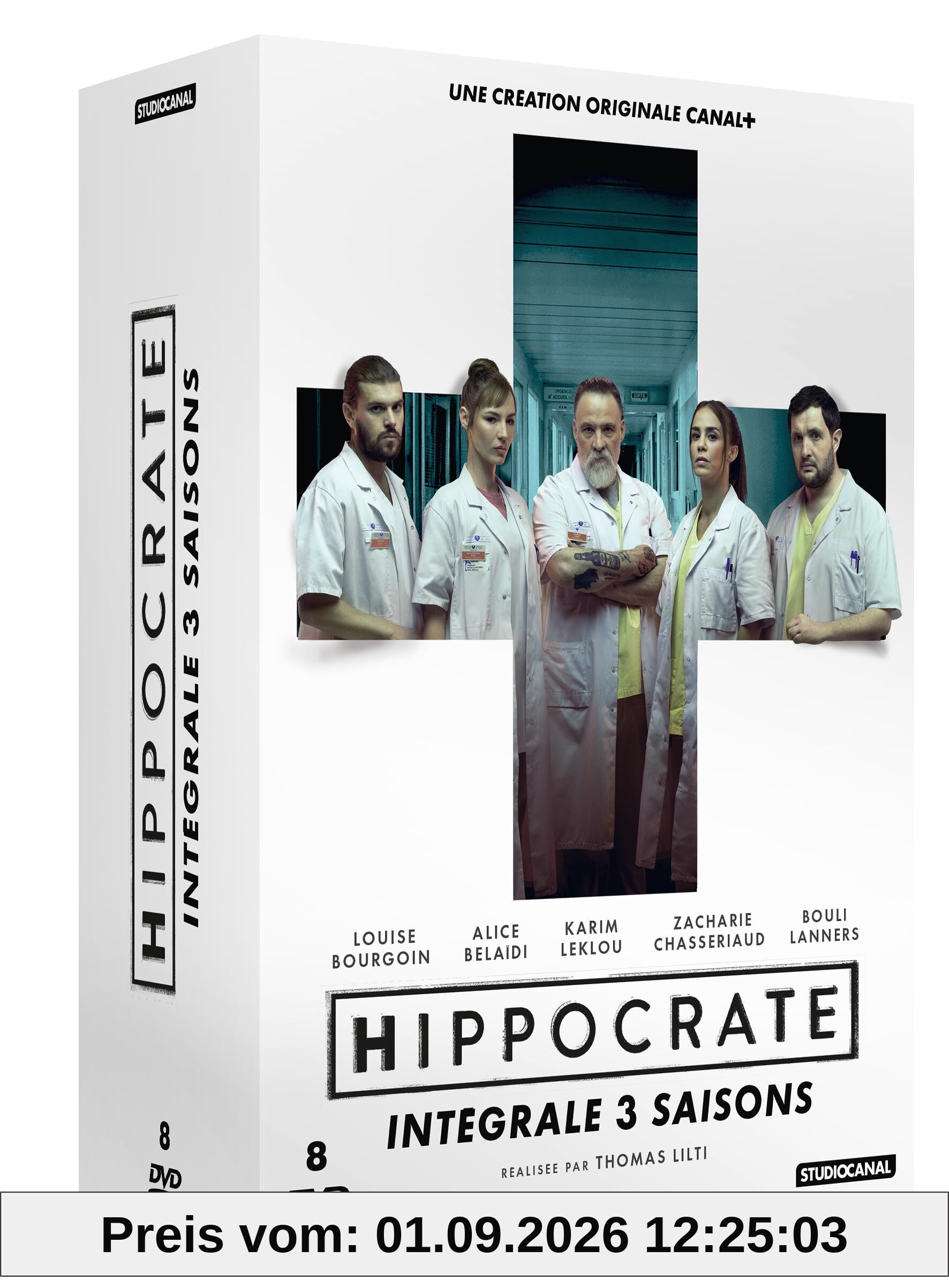 HIPPOCRATE - SAISONS 1 A 3 - INTEGRALE - 9 DVD