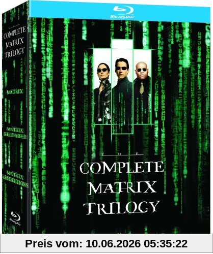 The Matrix Trilogy (The Matrix, Matrix Revolutions, Matrix Reloaded) [Blu-ray] [UK Import]