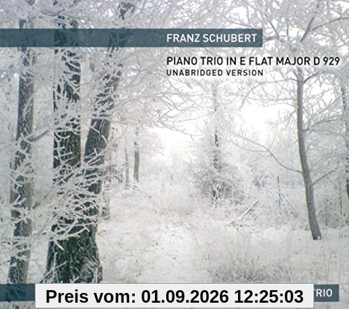 SCHUBERT PIANO TRIO IN E FLAT MAJOR D 929