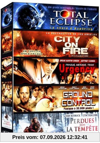 Coffret catastrophe : total eclipse ; city on fire ; urgency ; ground control ; perdues dans la tempête [FR Import]