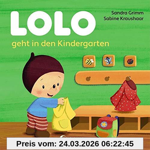 Lolo geht in den Kindergarten: Bilderbuch für Kleinkinder ab 18 Monate - Starke Kontraste fördern die Wahrnehmung