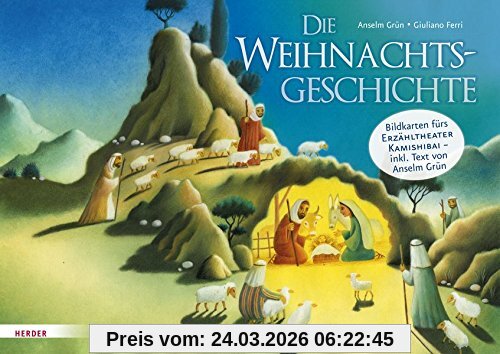 Die Weihnachtsgeschichte: Bildkarten fürs Erzähltheater Kamishibai