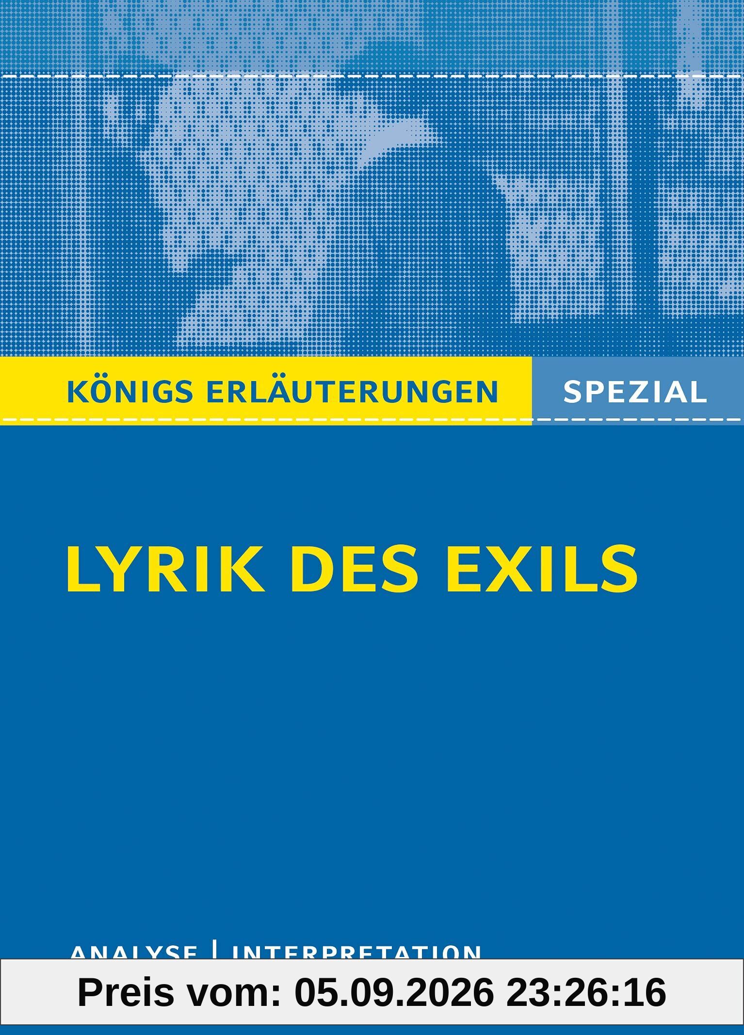 Lyrik des Exils.