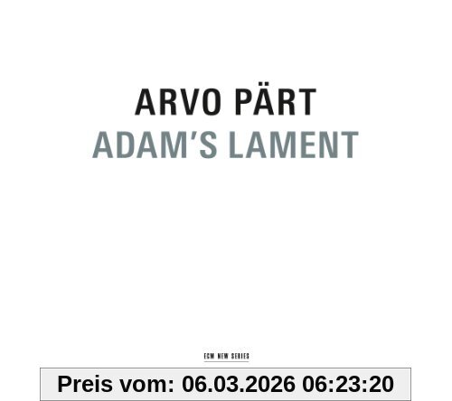 Latvian Radio Choir Adam's Lament
