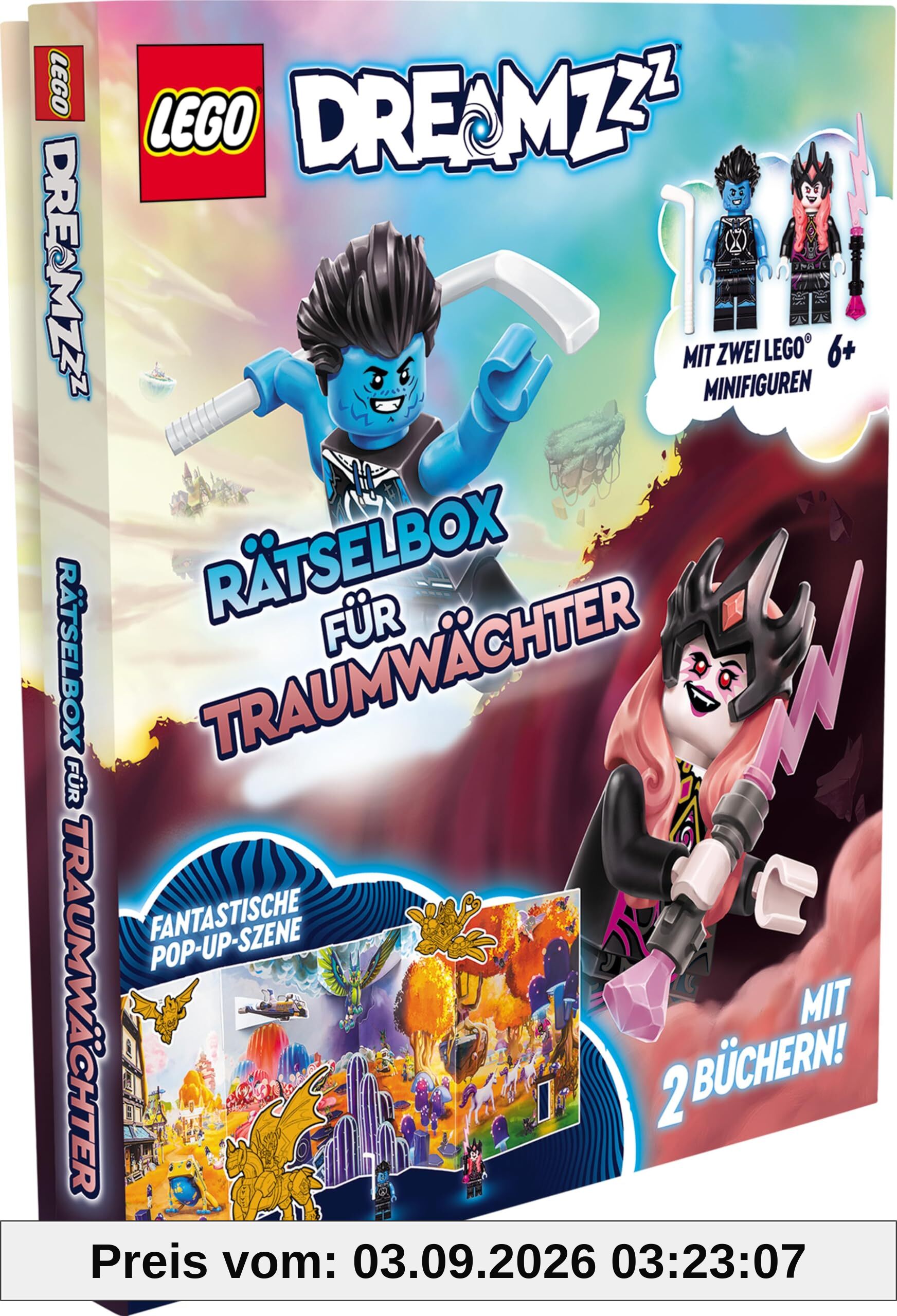 LEGO® Dreamzzz™ - Rätselbox für Traumwächter: mit Minifiguren Logan und Nimmerhexe sowie einer 3D-Spielszene