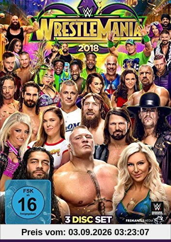 Wrestlemania 34 [3 DVDs]