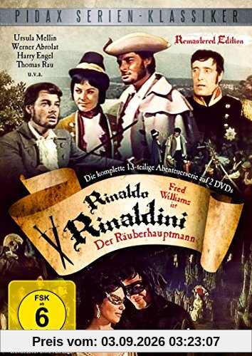 Rinaldo Rinaldini - Remastered Edition / Die komplette 13-teilige Abenteuerserie (Pidax Serien-Klassiker) [2 DVDs]