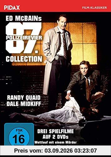 Ed McBains 87. Polizeirevier Collection / Drei spannende Romanverfilmungen (Wettlauf mit einem Mörder + Tod einer Tänzerin + Der Lockvogel) (Pidax Film-Klassiker) [2 DVDs]