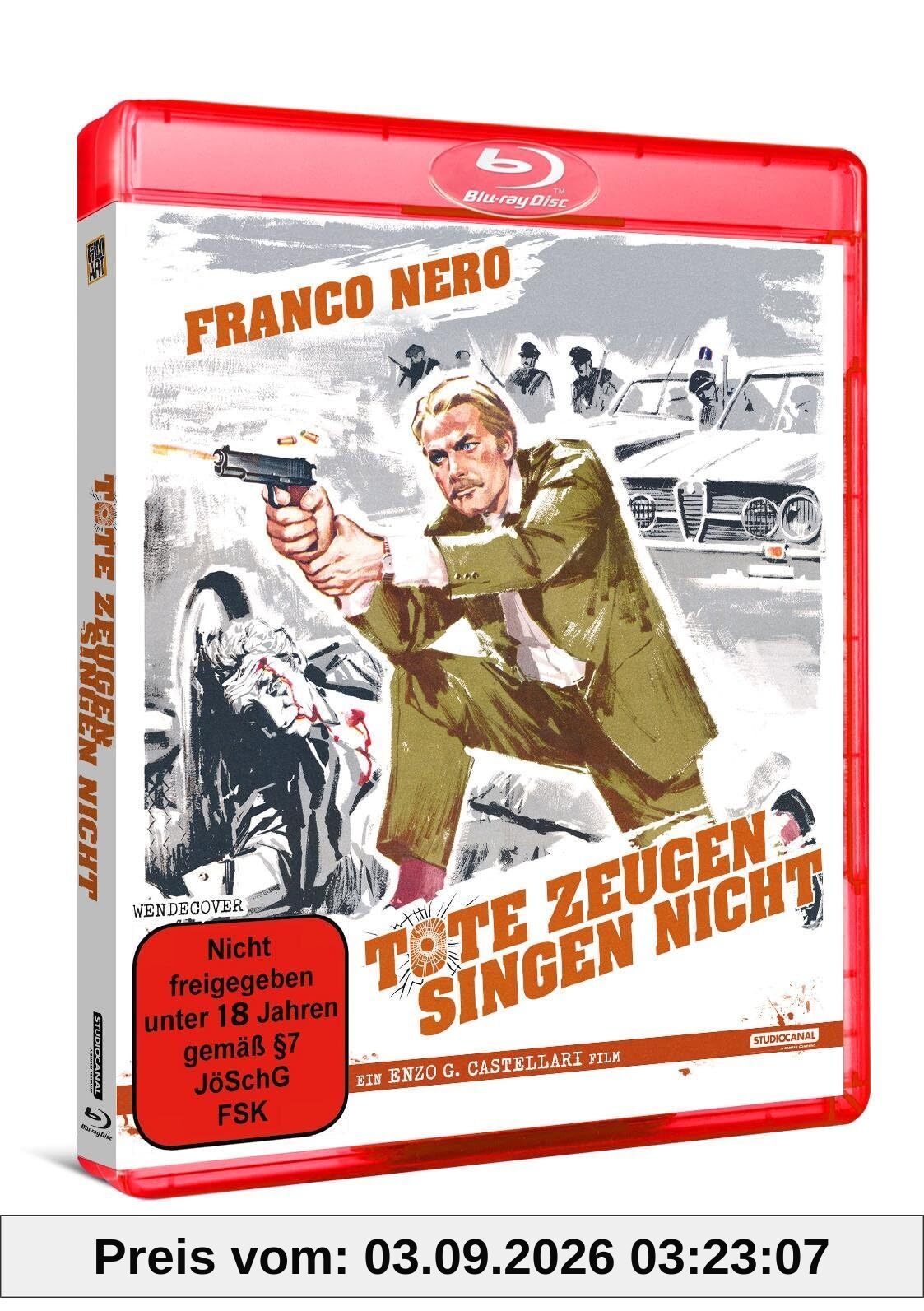 Tote Zeugen singen nicht (BD Keep Case Auflage) - ungeschnitten - Mit Franco Nero & James Whitmore [Blu-ray]
