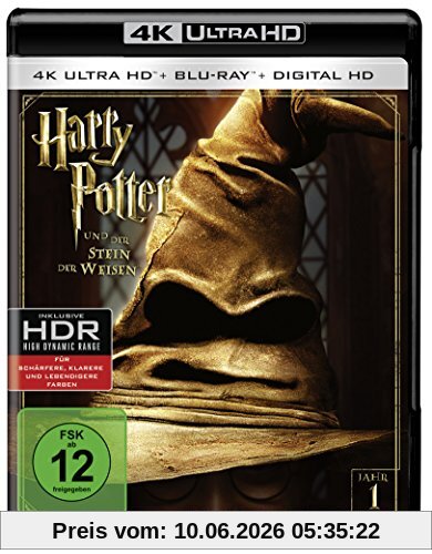 Harry Potter und der Stein der Weisen  (4K Ultra HD + 2D-Blu-ray) (2-Disc Version)