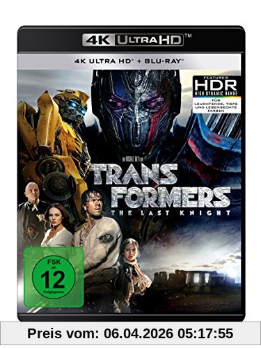Transformers 5 - The Last Knight  (4K Ultra HD) (+ Blu-ray) (+ Bonus-Disc)
