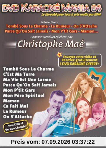Karaoké Mania Vol. 04 Christophe Maé [DVD-AUDIO]