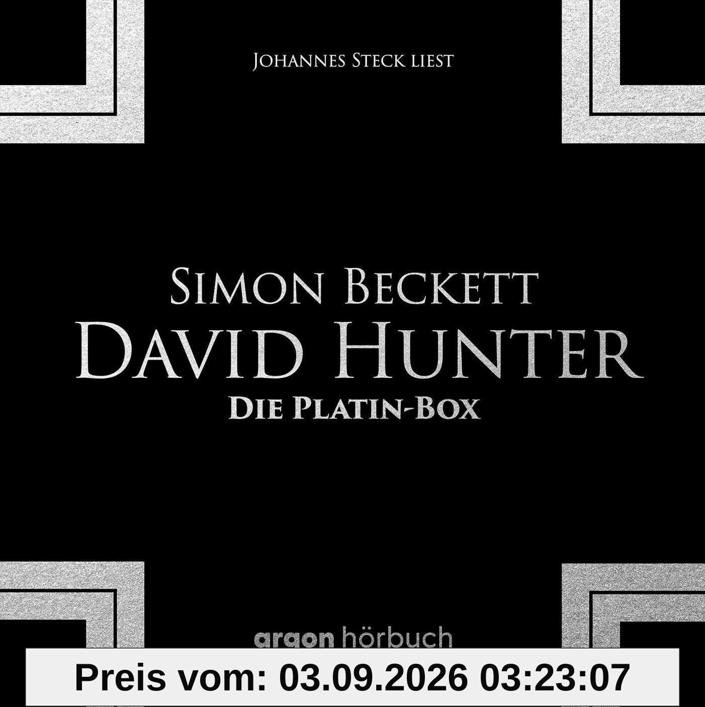 David Hunter – Die Platin-Box: Die Chemie des Todes, Kalte Asche, Leichenblässe, Verwesung, Totenfang, Die ewigen Toten