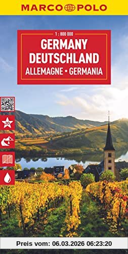 Marco Polo Reisekarte Deutschland 1, 800.000 (Marco Polo Maps)