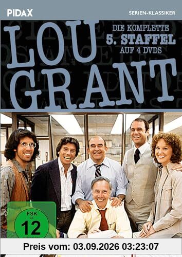 Lou Grant, Staffel 5 / Die letzten 24 Folgen der preisgekrönten Kultserie mit Edward Asner (Pidax Serien-Klassiker) [4 DVDs]