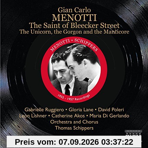 Menotti:Saint of Bleecker Stre