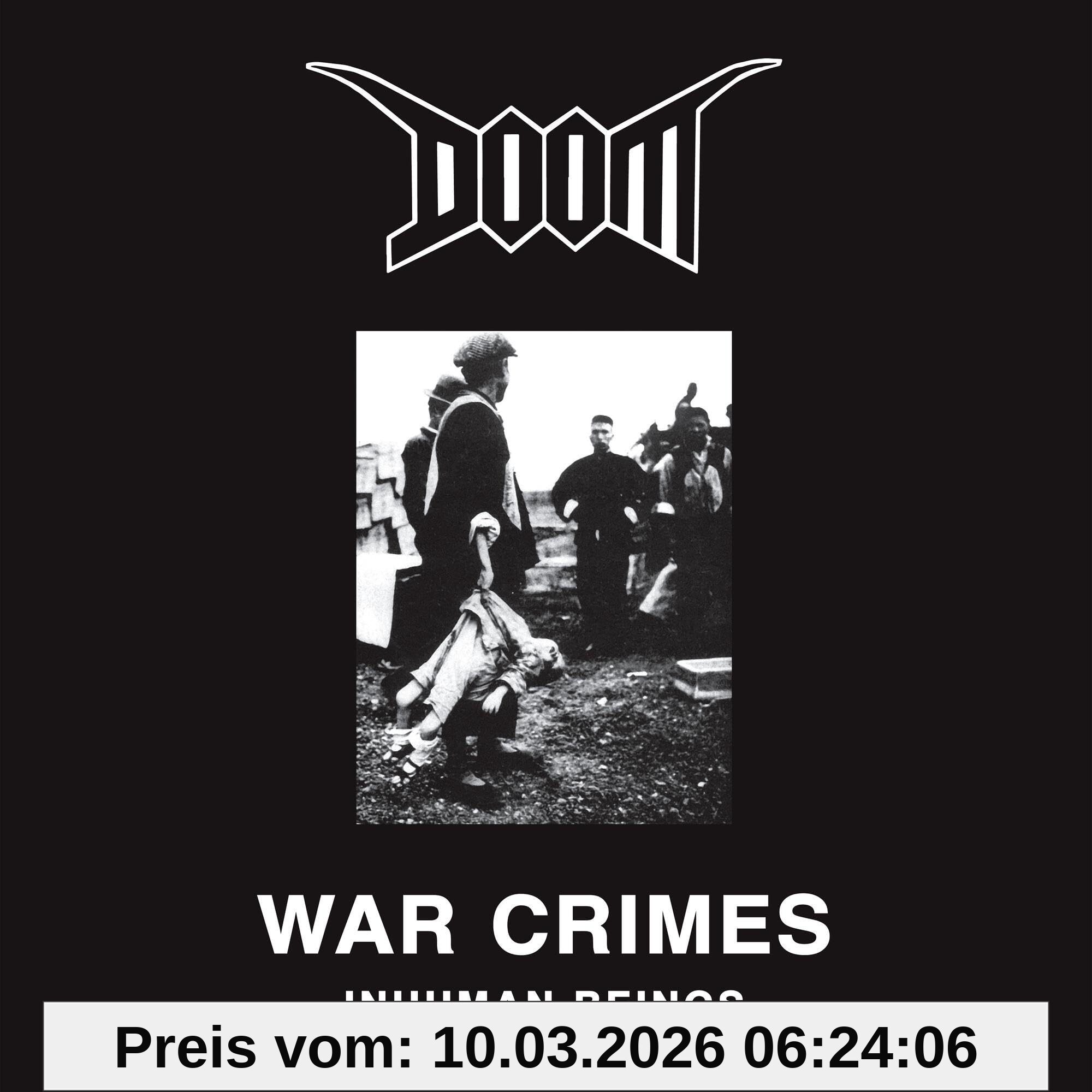 Doom War Crimes-Inhuman Beings (Black Vinyl) [Vinyl Lp]
