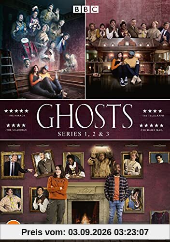 Ghosts - Series 1-3 Boxset [DVD] [2021]