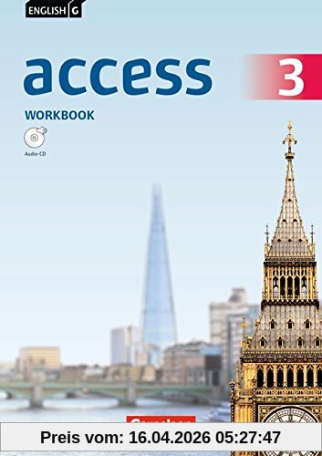 English G Access - Allgemeine Ausgabe: Band 3: 7. Schuljahr - Workbook mit Audio-CD