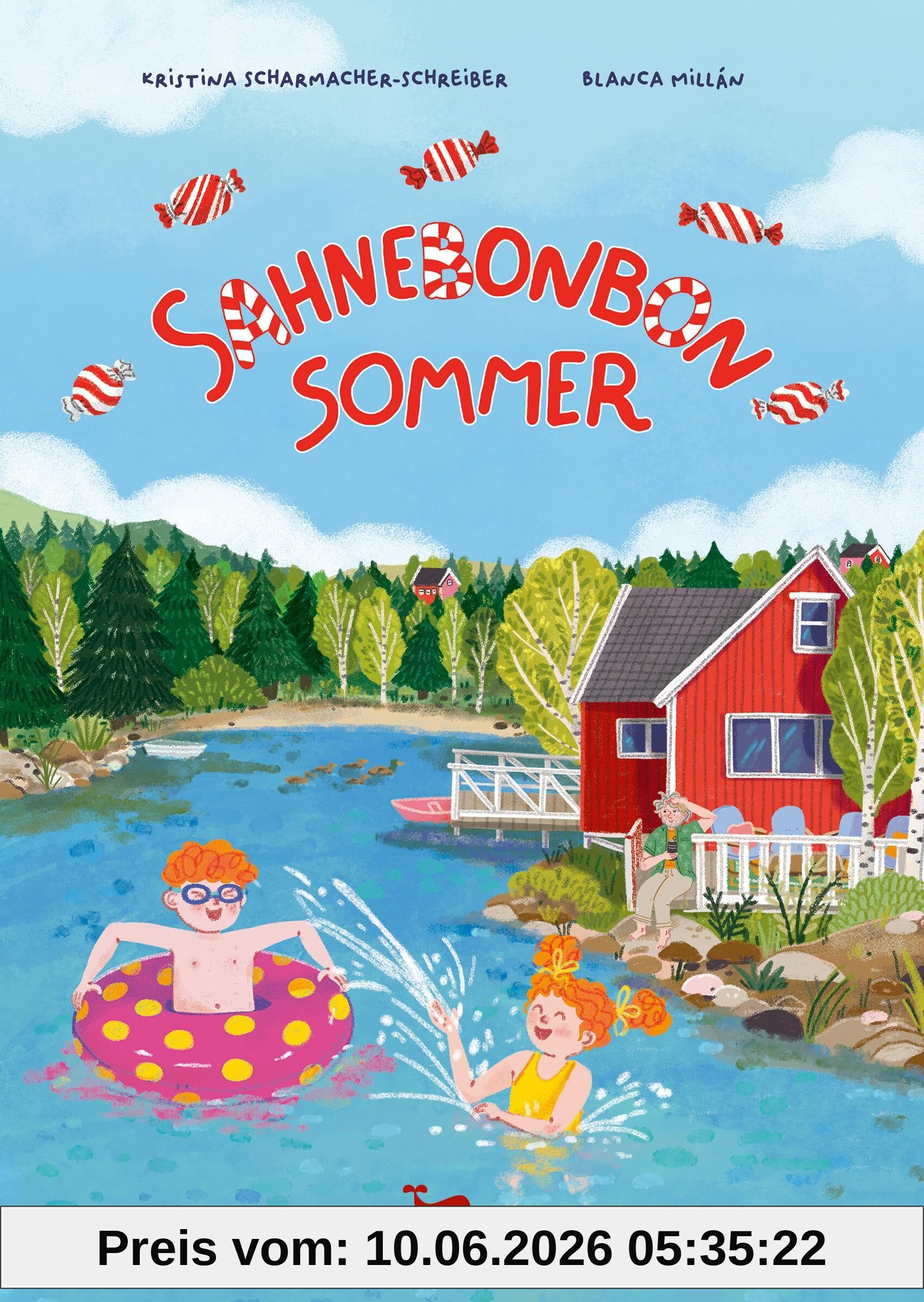 Sahnebonbonsommer: Ein Vorlesebuch ab 5 Jahren über Ferien in Schweden bei Opa am See (Schwedenglück)