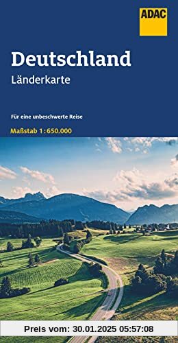 ADAC Länderkarte Deutschland 1:650.000