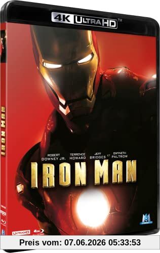 Iron man 4k ultra hd [Blu-ray] [FR Import]
