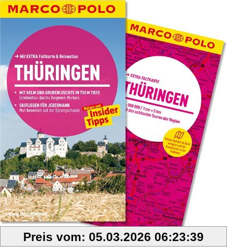Bernd Wurlitzer Marco Polo Reiseführer Thüringen, Reisen Mit Insider-Tipps. Mit Extra Faltkarte & Reiseatlas
