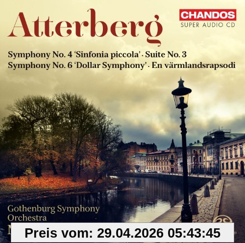 Järvi Atterberg, Sinfonien Nr. 6 & 4 - Orchesterwerke Vol.1