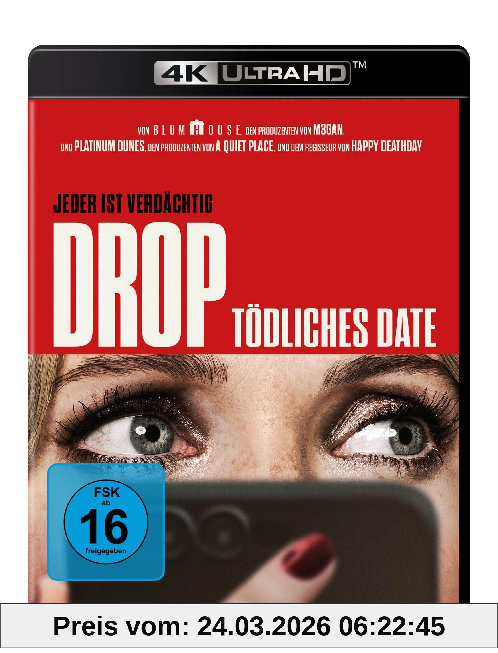 Drop - Tödliches Date (4K Ultra HD) [Blu-ray]